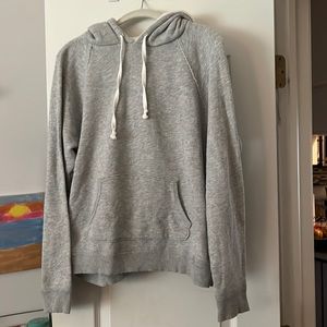 Aerie grey hoodie sweatshirt French terry on the inside size large